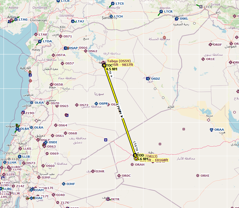 Flight #013 – OS59 (Tabqa) to OR1J (H3)