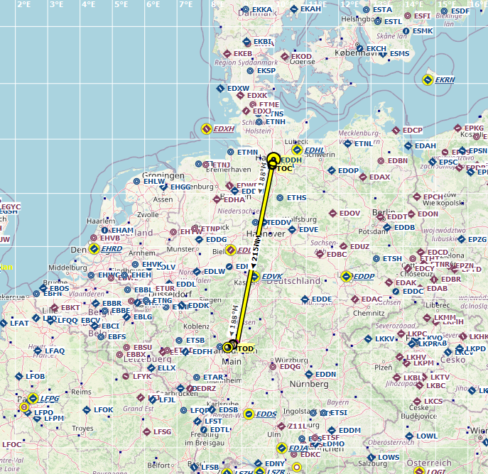 Flight #114 – EDDH (Hamburg) to EDDF (Frankfurt/Main)