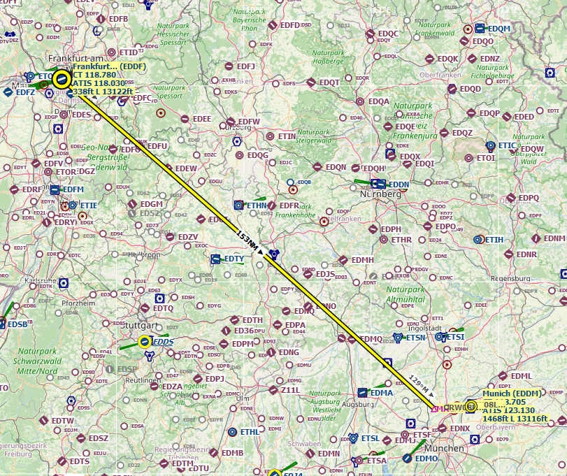 Flight #115 – EDDF (Frankfurt/Main) to EDDM (Munich)